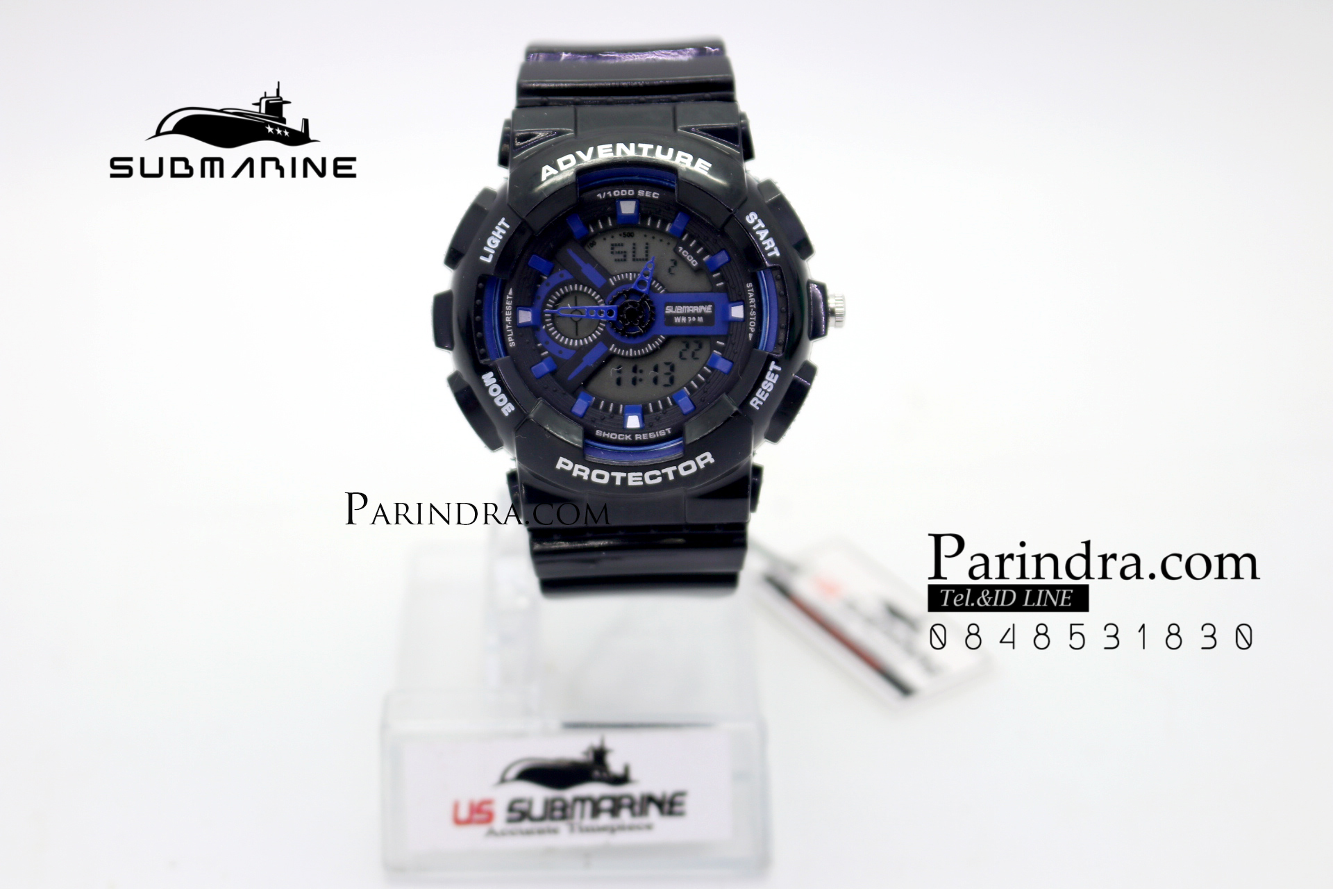 นาฬิกา US submarine Adventure Protector รุ่น TP3163L สีดำ-น้ำเงิน