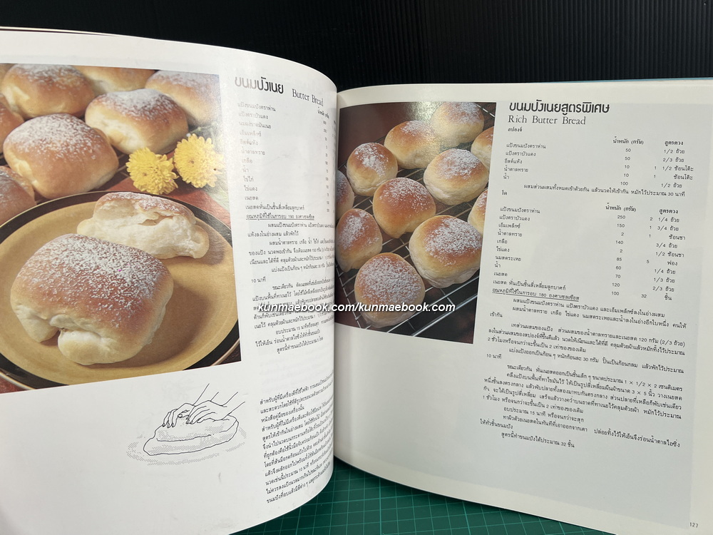 ตำราทำขนมจากแป้งสาลี เล่ม 2 โดยโรงเรียนสอนการผลิตอาหารและขนมมาตรฐาน UFM