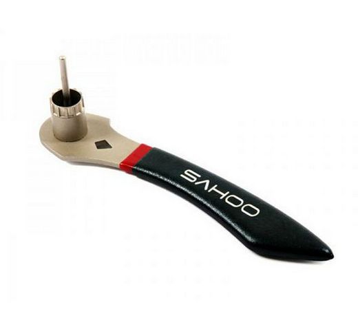 SAHOO Taiwan bicycle repair tools flywheel wrench chrome molybdenum alloy steel 23834