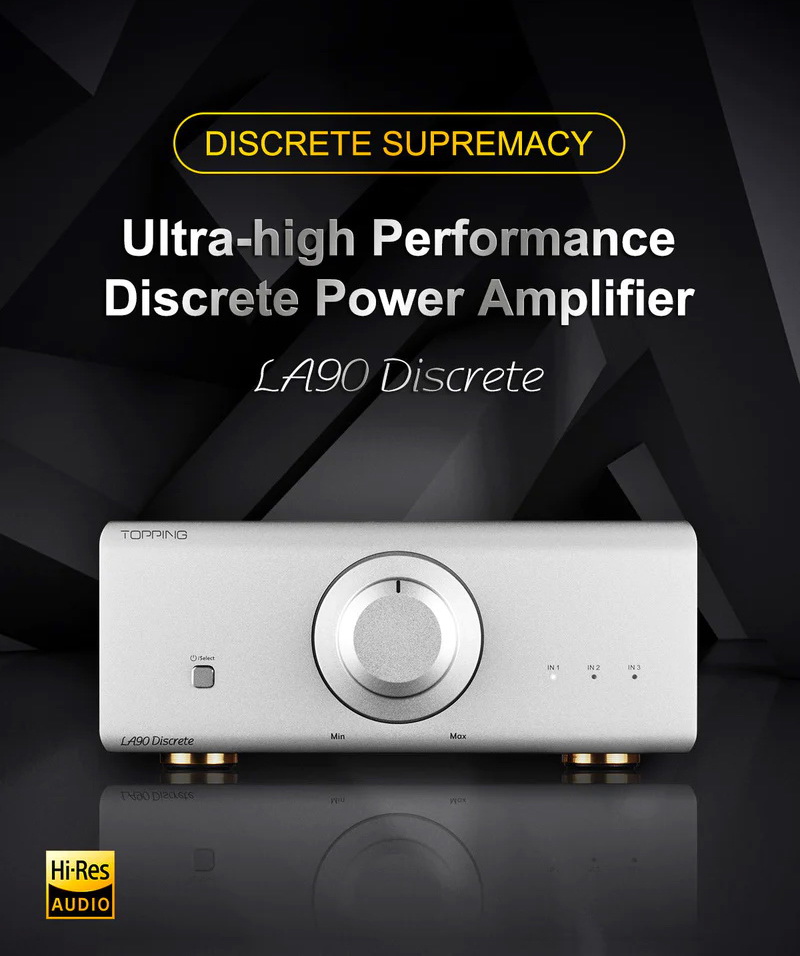 Topping LA90 Discrete NFCA Amplifier ตั้งโต๊ะ รองรับ Hi-Res ประกันศูนย์ไทย