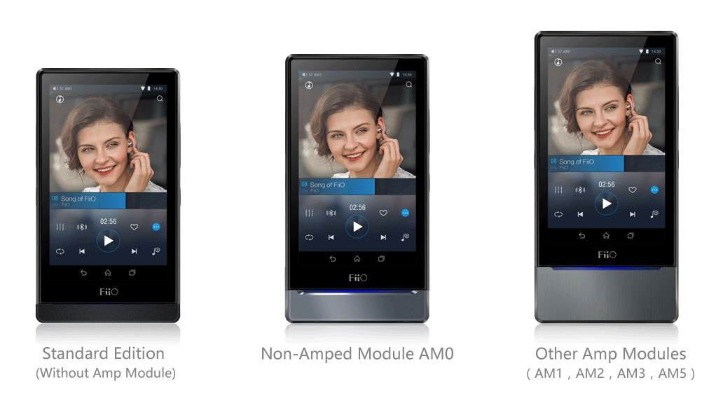 ขาย FiiO X7 Standard edition เครื่องเล่นพกพาระดับ Hi-End Android Music Player พร้อมถอดเปลี่ยนแอมป์เองได้