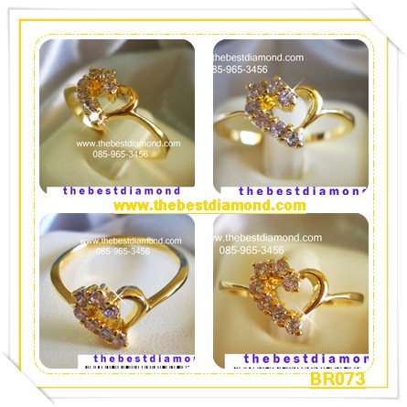BR073 แหวนหัวใจสื่อรัก วงนี้น่ารักมากๆๆ เพชรไม่ใหญ่เกินไป แบบดูดีมีดีไซน์ ไม่ล้าสมัย ใส่ได้นาน ตัวเรือนเพรียวบาง ใส่ติตนิ้วได้ตลอดเลยค่ะ