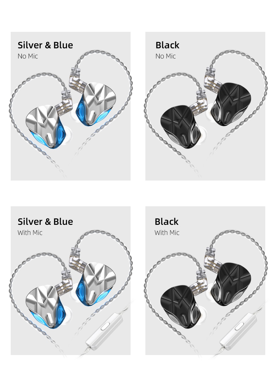 ขาย KZ ASF หูฟัง 5 ไดรเวอร์ Balanced (5BA) ประกันศูนย์ไทย