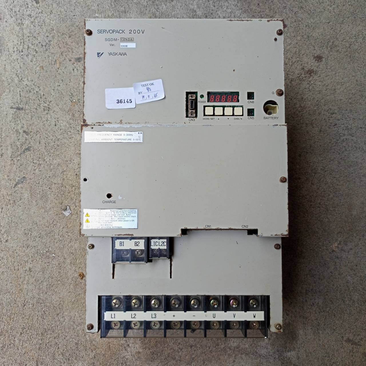 SGDM-1AADA SERVO DRIVE “ YASKAWA ”