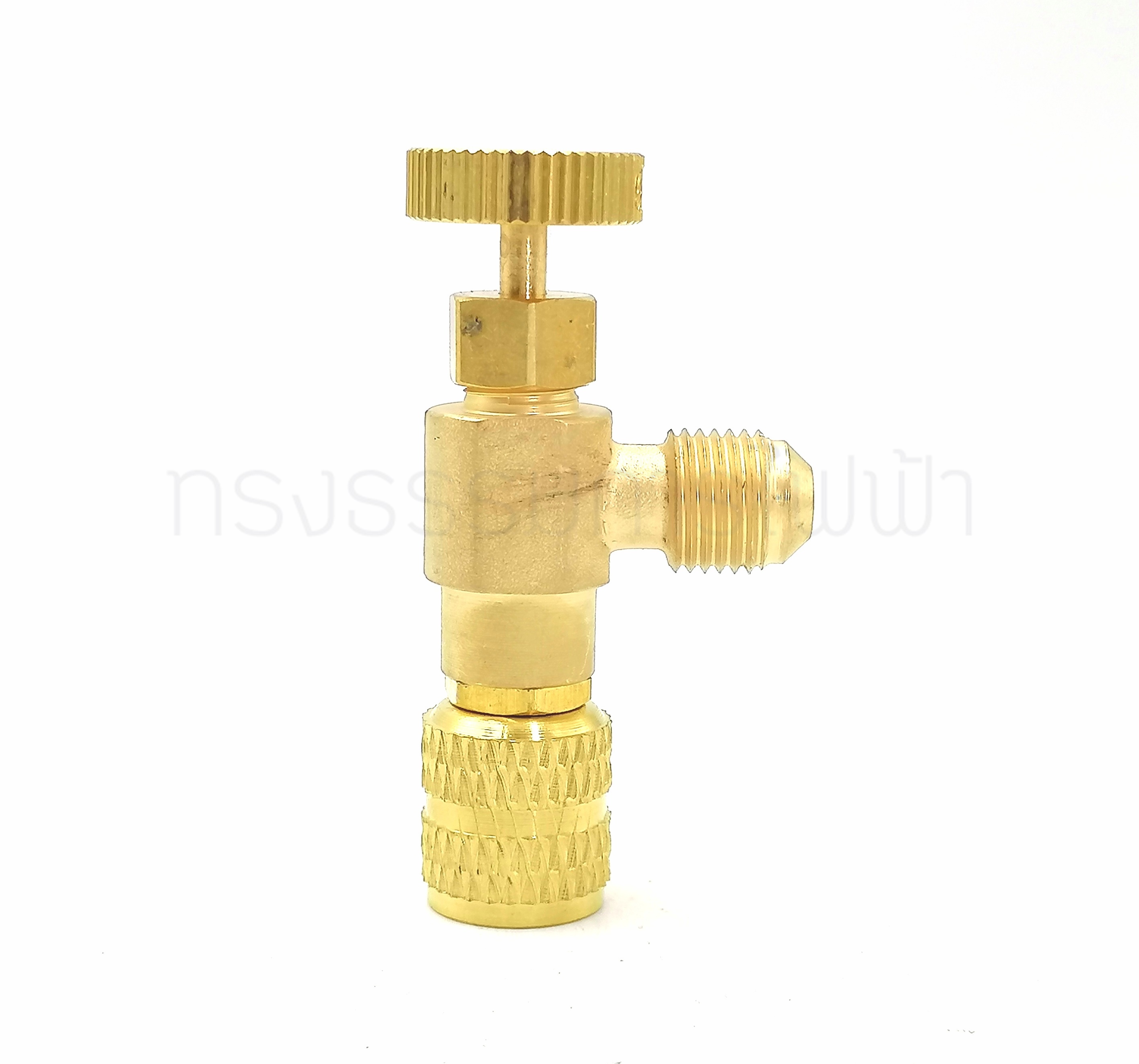 หัวแปลงน้ำยาแอร์ R22 ออก R22(ทองเหลืองแท้)