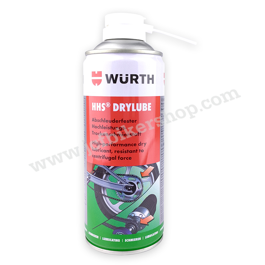 สเปรย์จารบีฉีดโซ่แบบแห้งฝุ่นไม่เกาะ ใช้หล่อลื่นโซ่WURTH HHS® DRYLUBEของแท้ราคาถูก(พร้อมส่งทันใจ2วันถึง)