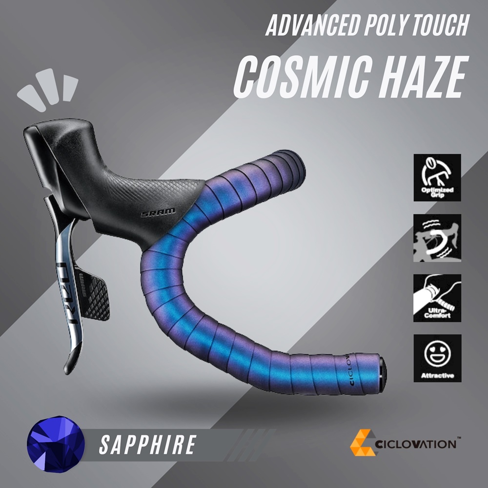 ผ้าพันแฮนด์ Ciclovation Advanced Leather Touch - รุ่น Cosmic Haze Made in Taiwan