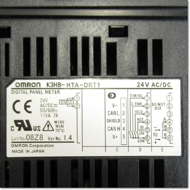 LCD TOUCH SCREEN " OMRON " รุ่น K3HB-HTA-DRT1