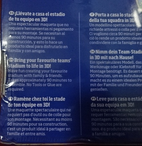 โมเดลสนามฟุตบอล 3D จิ๊กซอว์ สโมสรบาร์เซโลน่า - สนามคัมป์ นู ใหม่ / BARCELONA Football Club 3D Jigsaw/Puzzle Football Stadium Model - CAMP NOU Stadium NEW