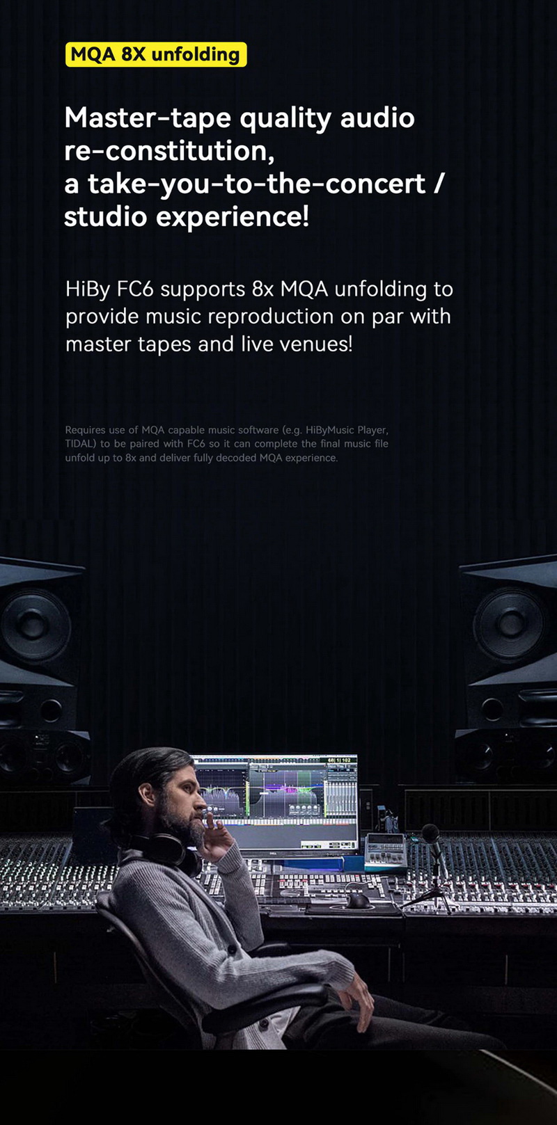 HiBy FC6 DAC/AMP พกพาแบบ R2R สถาปัตยกรรม Darwin รองรับ MQA ประกันศูนย์ไทย