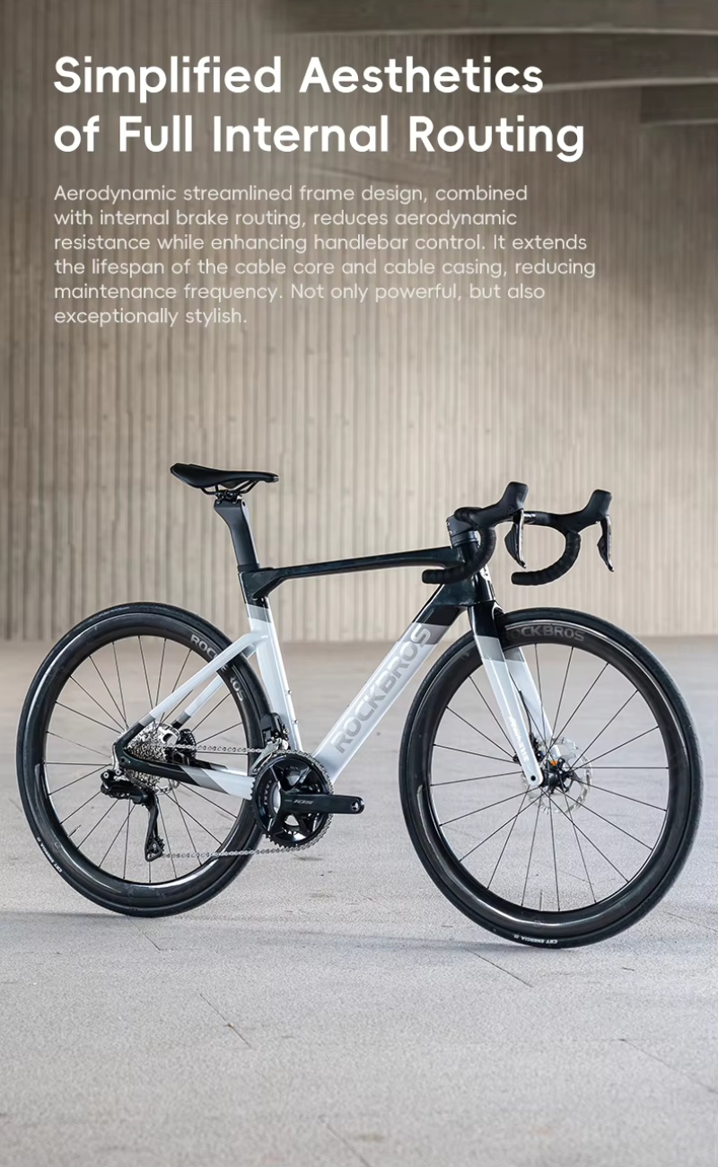 ROCKBROS PEGASUS R7170 จักรยานคาร์บอน 2025 | เกียร์ Shimano 105 Di2 ไฟฟ้า | น้ำหนัก 7.5 กก. | ล้อคาร์บอน Ratchet | ไซส์ XS-XXL