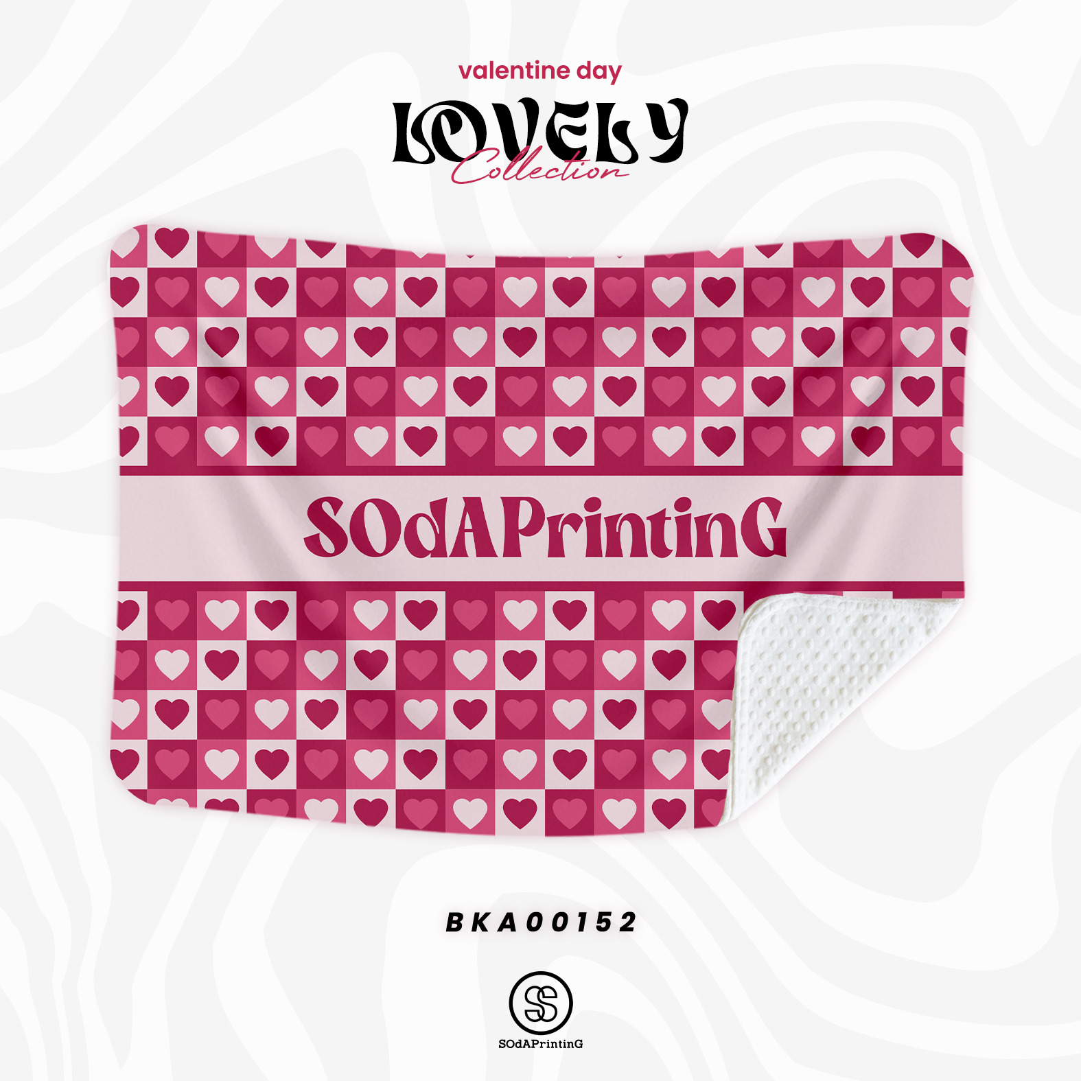 ผ้าห่ม ใส่ชื่อได้ Lovely Collection BKA00152 #ใส่ชื่อได้ #SOdAblanket #SOdAhome