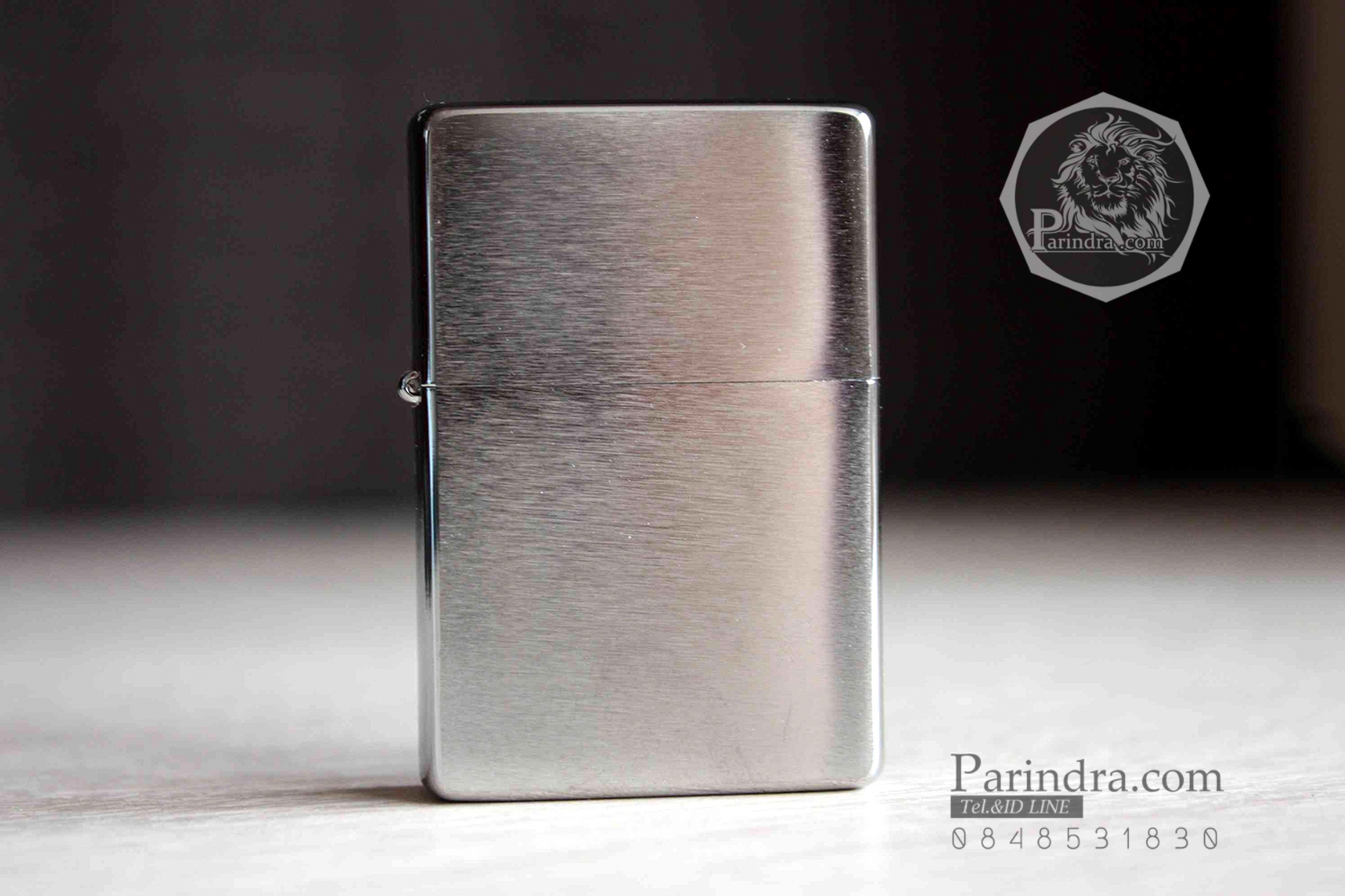 ไฟแช็ค Zippo แท้ " Zippo 230.25, Vintage 1937 Design Brushed Chrome" แท้นำเข้า 100%