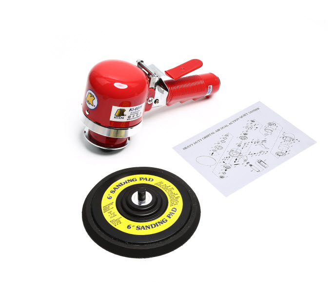 เครื่องขัดกระดาษทราย DUAL ACTION KUANI รุ่น KI-6611 (แท้) ##