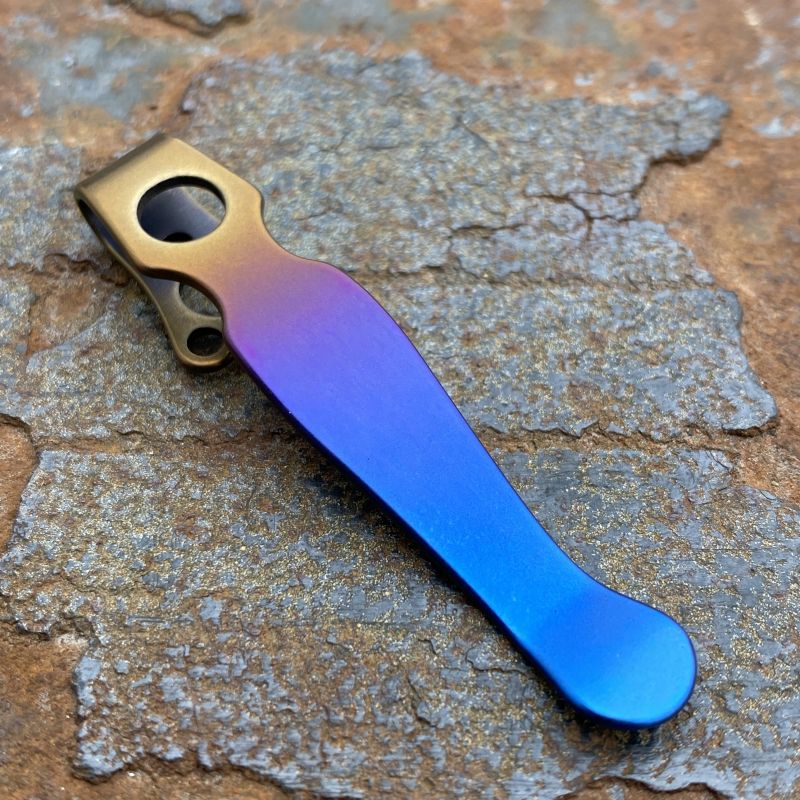 Spyderco Shaman/Bodacious Clip - Fade Anodized