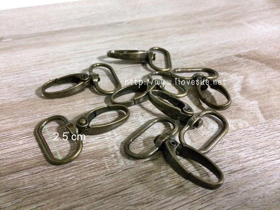 คอหมา ก้ามปู ตัวเกี่ยว 2.5 cm โหลละ
