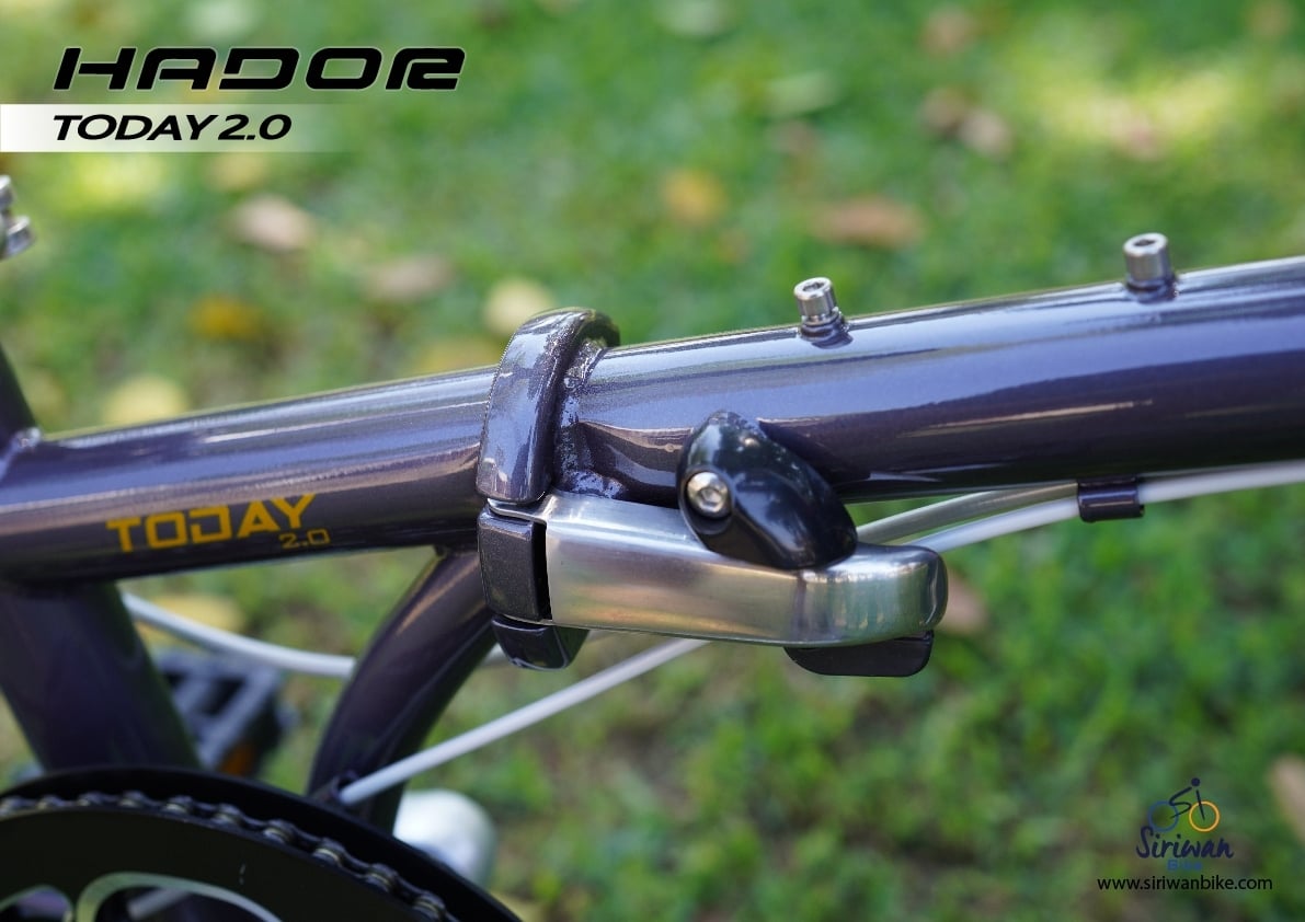 จักรยานพับได้ HADOR TODAY 2.0 Folding bike ล้อ 20" ชุดเกียร์ LT-Woo A5 9 สปีด เฟรม CHROMOLY
