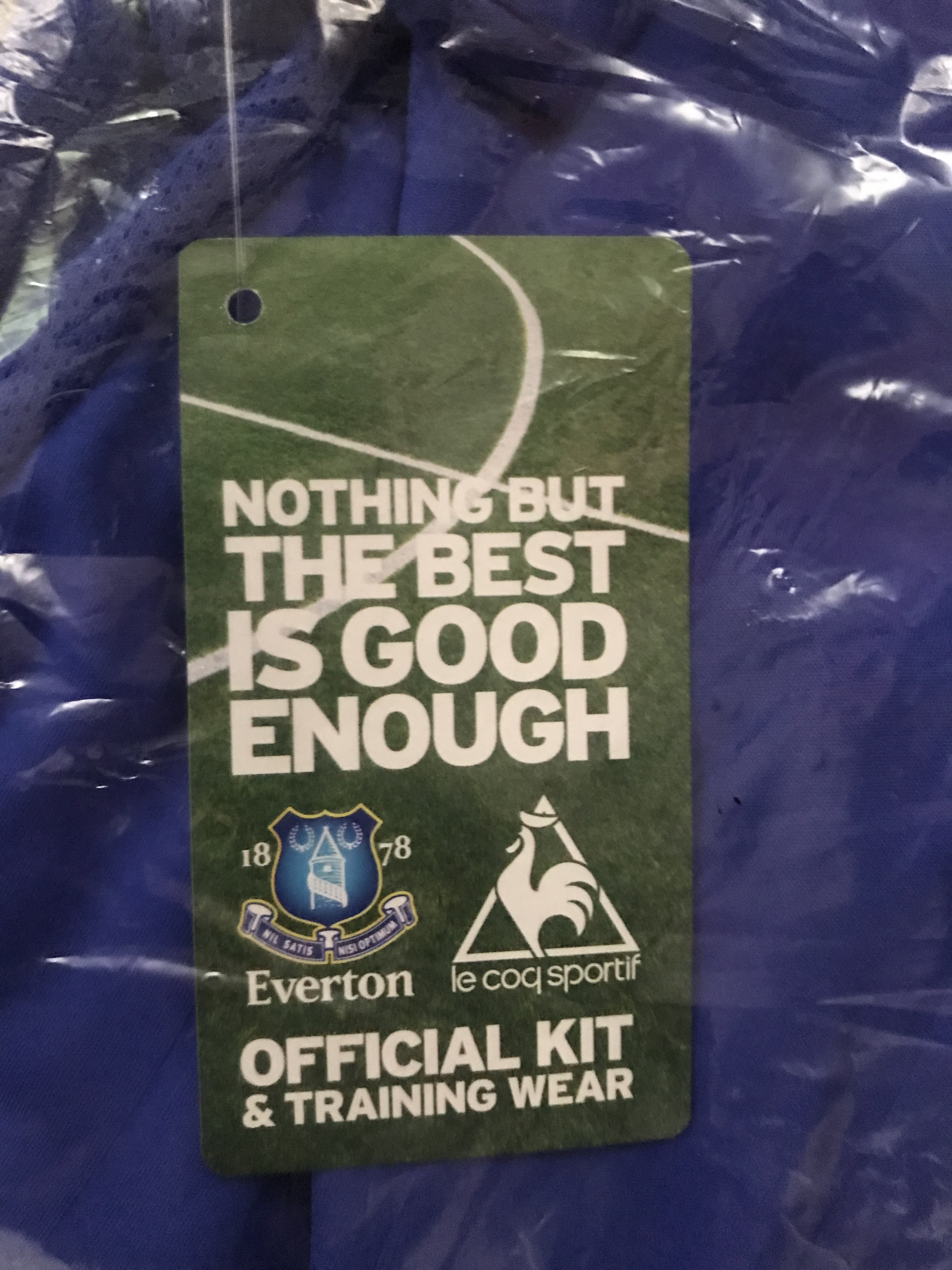 เสื้อฟุตบอล ทีมสโมสรเอฟเวอร์ตัน ชุดเหย้า 2009/10 ใหม่ Infant 6-12 M-Size / EVERTON Football Shirt Home Kit 2009/10 Jersey NEW Infant 6-12 M-Size
