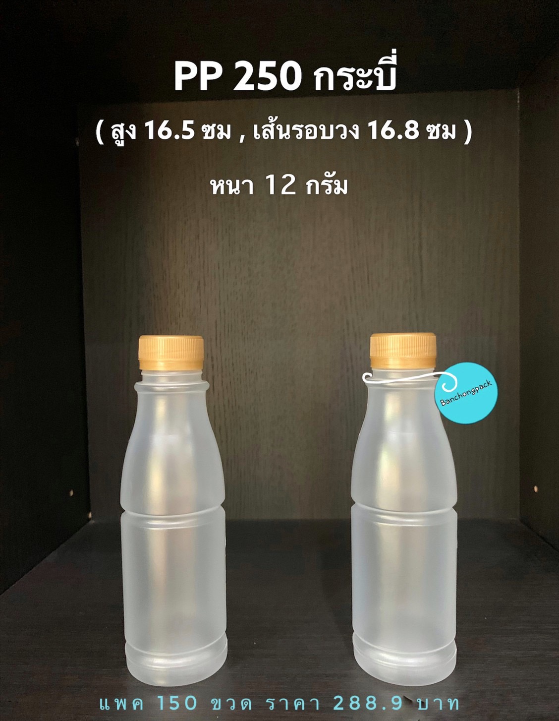PP กระบี่ 250cc 12 กรัม (ปาก 30 mm)