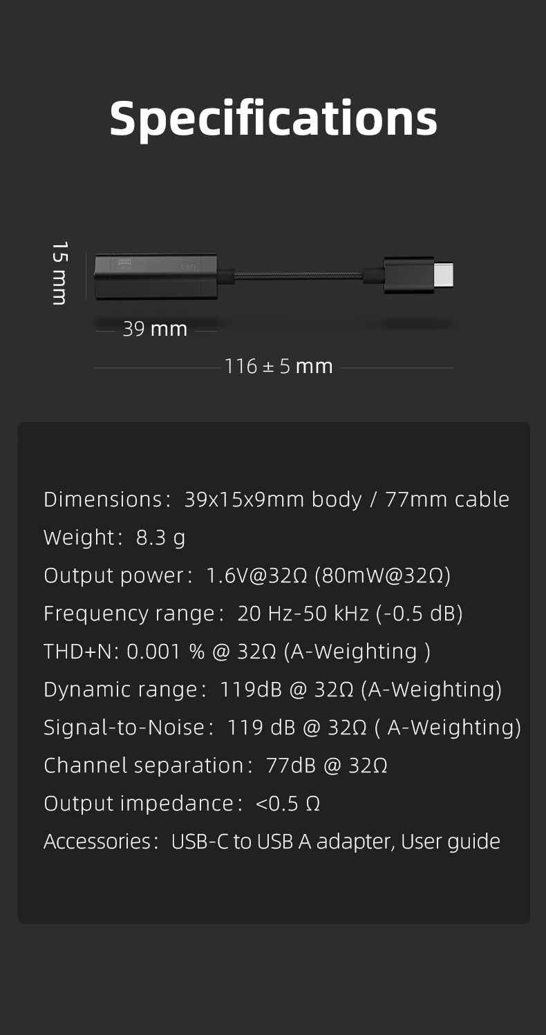 ขาย Shanling UA1 Pro DAC/AMP พกพา สำหรับคอมพิวเตอร์ , มือถือ