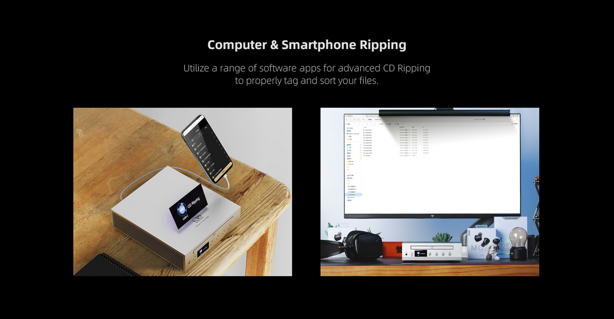 Shanling CR60 เครื่องเล่น CD สุดคุ้ม RIP CDได้ หัวอ่าน Sanyo HD850 ประกันศูนย์ไทย