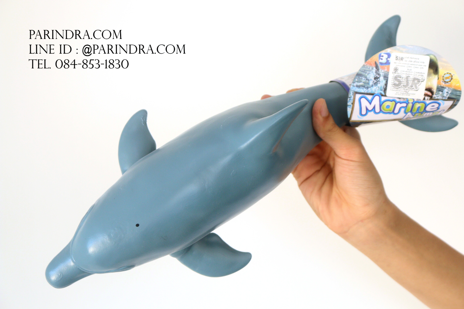 โมเดลปลาโลมา Dolphin แบบยางอ่อนนุ่มนิ่ม ตั้งโชว์สวย ขนาดใหญ่ 16 นิ้ว