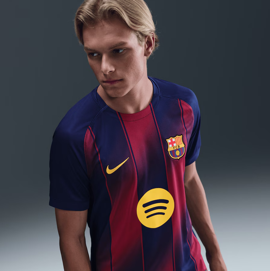 เสื้อบาร์เซโลน่า 2025 2026 ทีมเหย้ารุ่นแฟนบอลของแท้