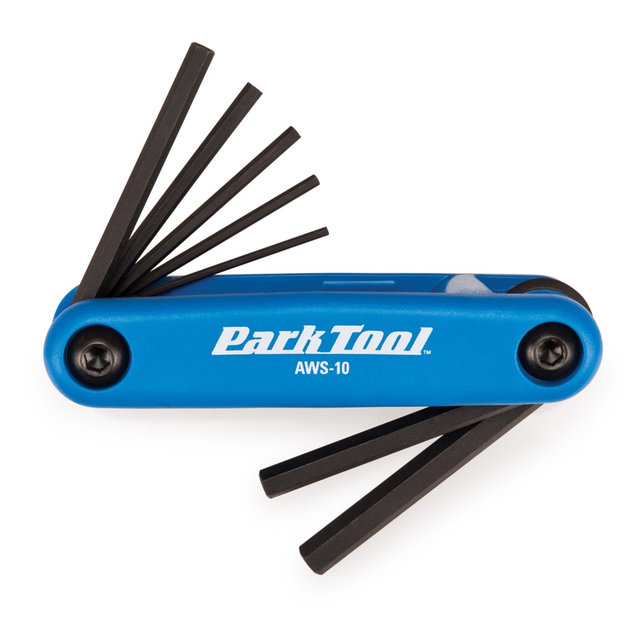 ชุดประแจหกเหลี่ยมพับได้ PARK TOOL รุ่น AWS-10 FOLD-UP HEX WRENCH SET