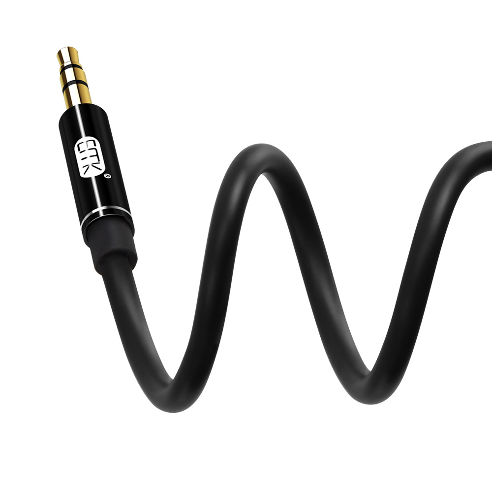 ERTK Black AUX สาย AUX 3.5 to 3.5 คุณภาพสูง ฉนวน TPU ยืนหยุ่นสูง ทนทาน ประกันศูนย์ไทย