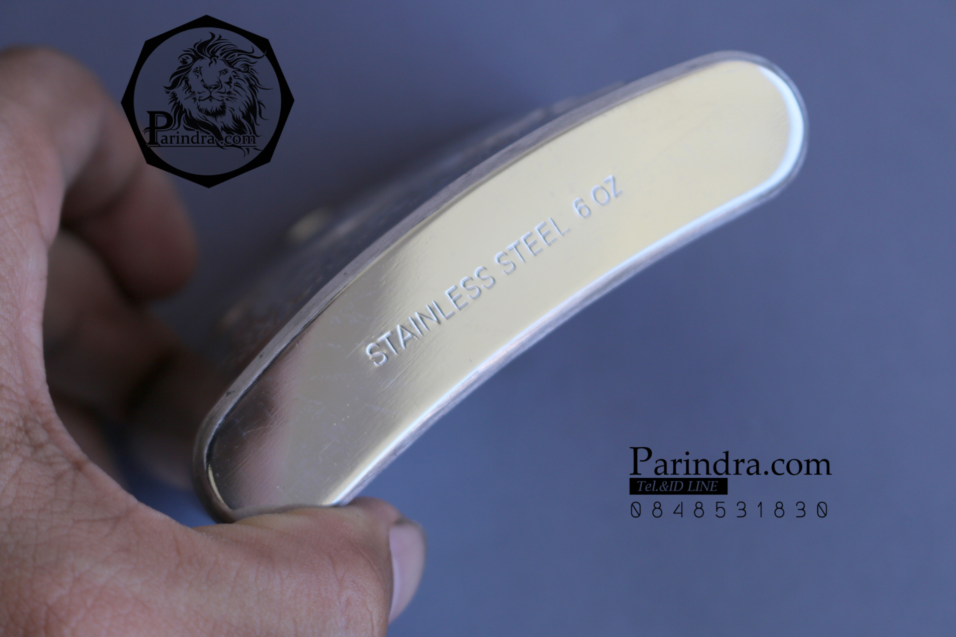 กระป่องสแตนเลส Famous Grouse อย่างหนา สำหรับพกพา บรรจุ 6 oz