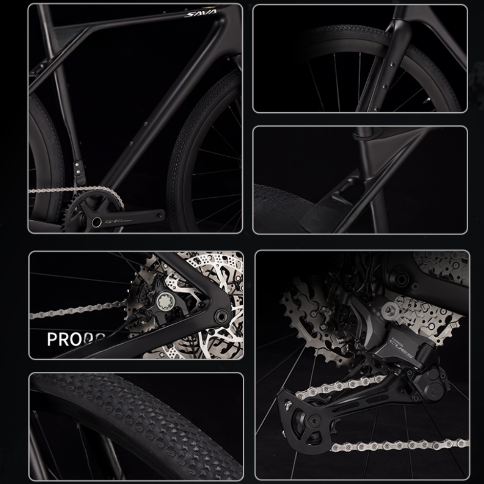 SAVA R21 Hybrid Bike คาร์บอนไฟเบอร์ | จักรยานไฮบริด 700C เบรกดิสน้ำมัน | ปั่นได้ทั้งถนนและออฟโร้ด 10speeds shimano