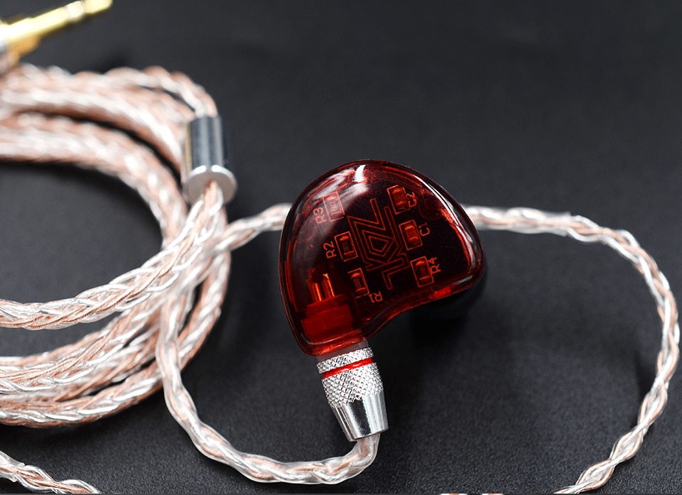 ขายสาย KZ Premium PLUS สาย OFC ทองแดงผสมเงินถัก เพิ่มคุณภาพเสียง