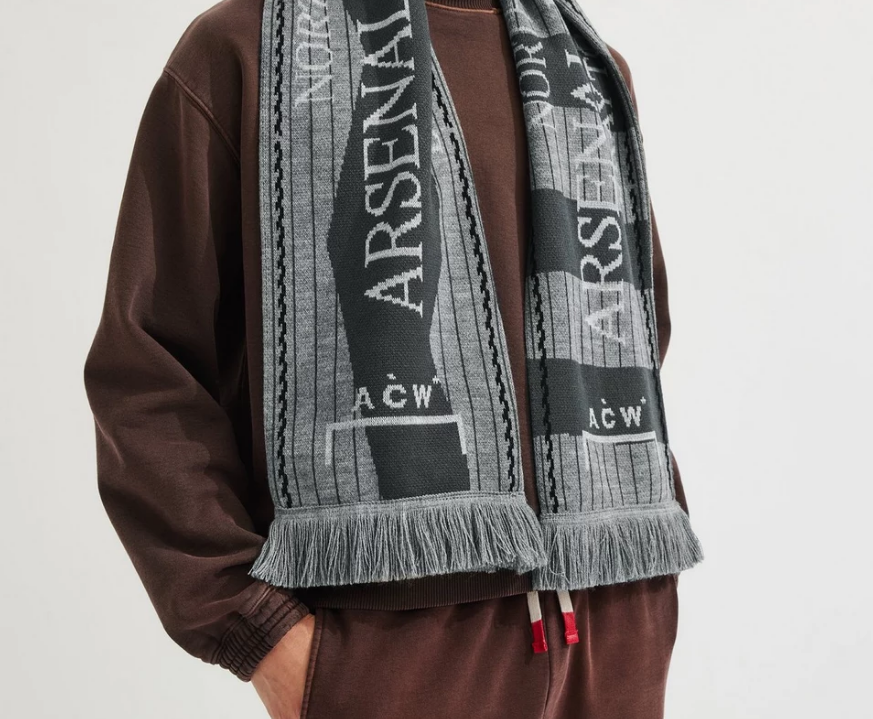 ผ้าพันคออาร์เซนอล Arsenal x A-COLD-WALL* Derby Grey ของแท้