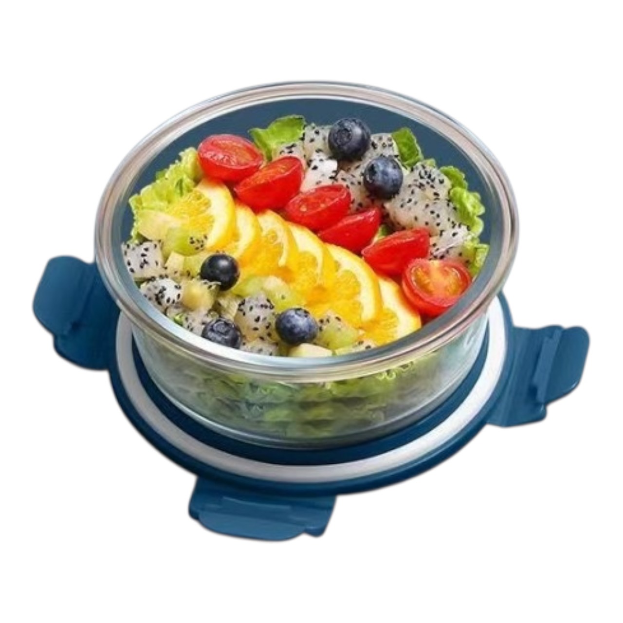 ชุดกล่องอาหารแก้วใส 2 ช่อง 650 ml, ช่องเดียว 420 ml (2 กล่อง/ชุด)