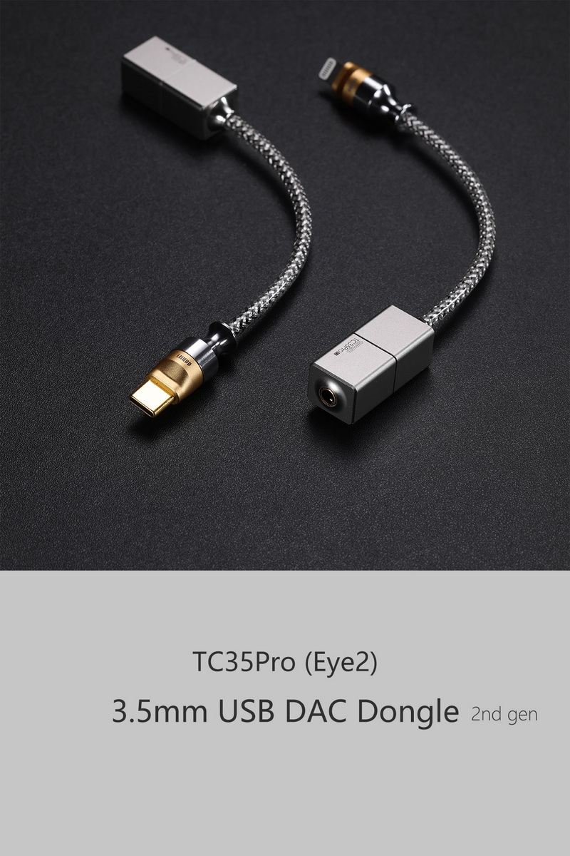 DD TC35Pro E2 DAC/AMP หางหนู รองรับ PCM 32bit/384kHz, DSD256 ประกันศูนย์ไทย