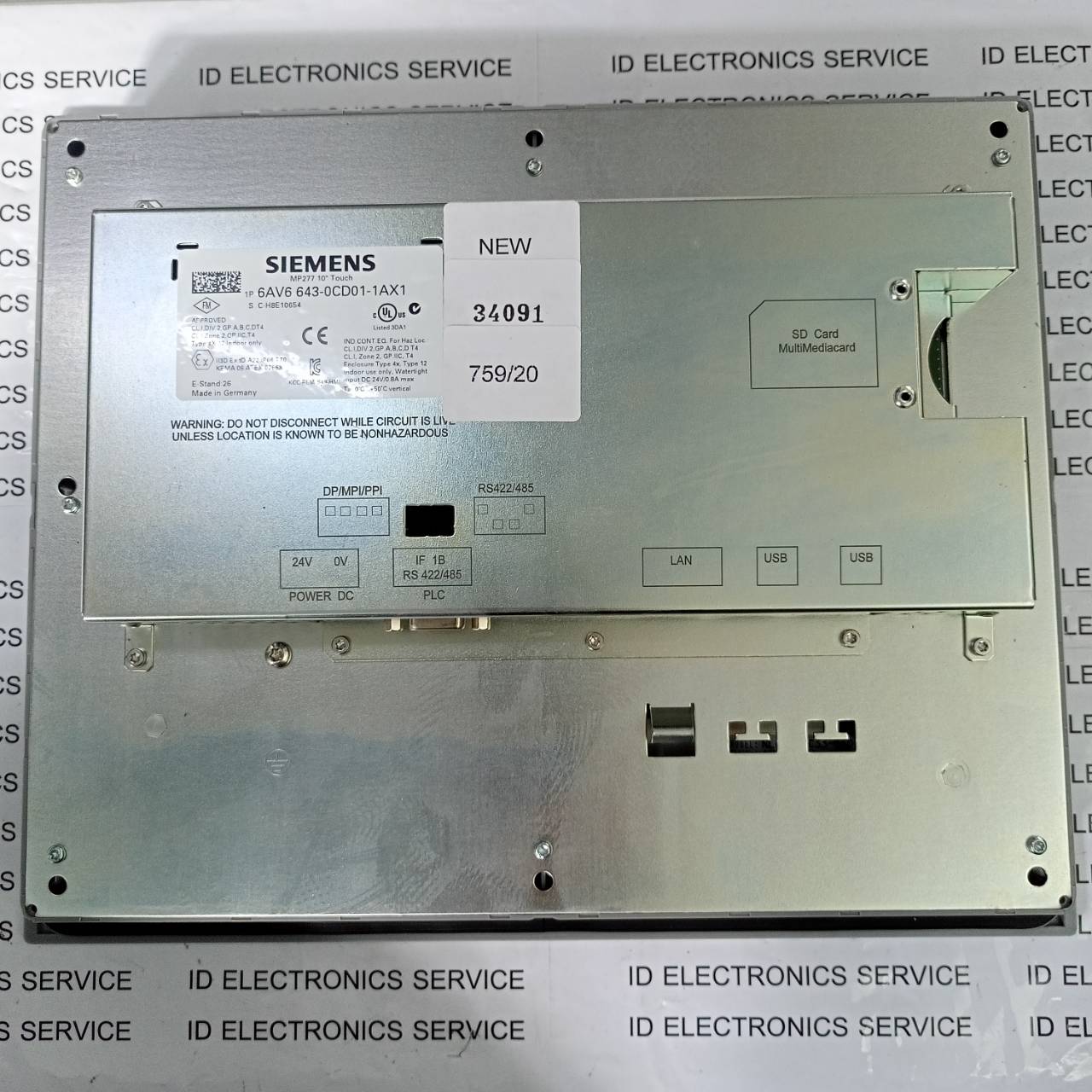 6AV6 643-0CD01-1AX1 HMI " SIEMENS "
