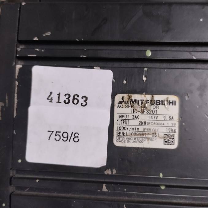 HC-SFS201 SERVO MOTOR " MITSUBISHI "