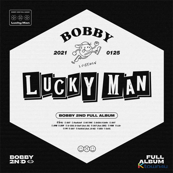 อัลบั้ม #IKON : BOBBY - 2nd FULL ALBUM [LUCKY MAN] (Random Ver.)