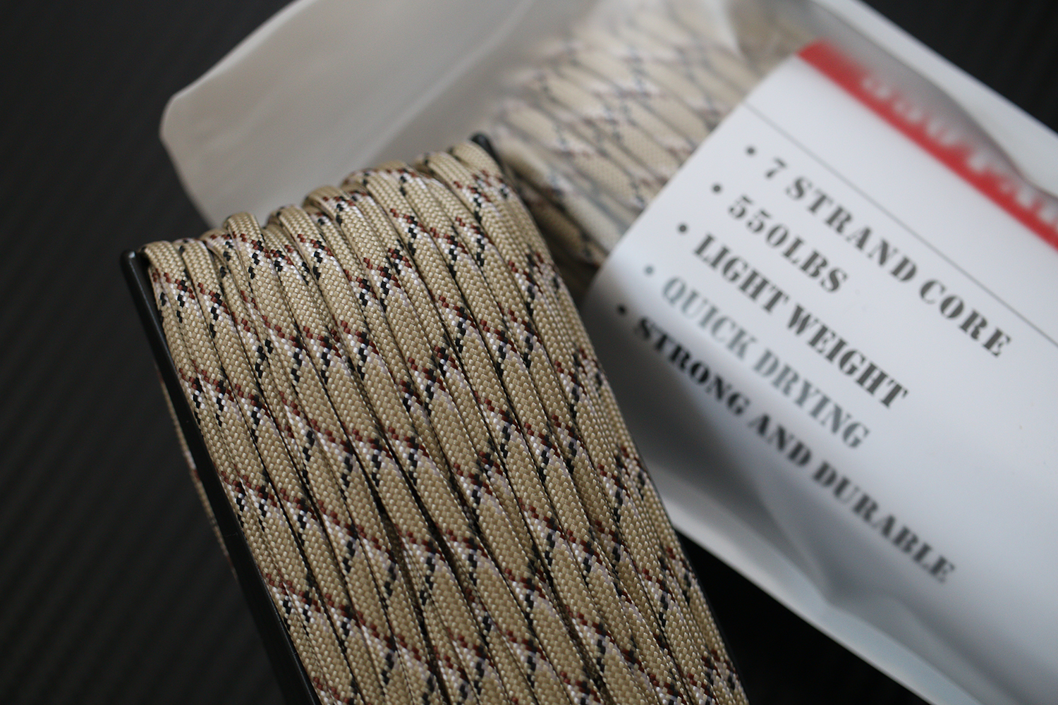 เชือกพาราคอร์ด PARACORD 550 คุณภาพสูง # DESERT CAMO ใช้ได้งานได้เอนกประสงค์