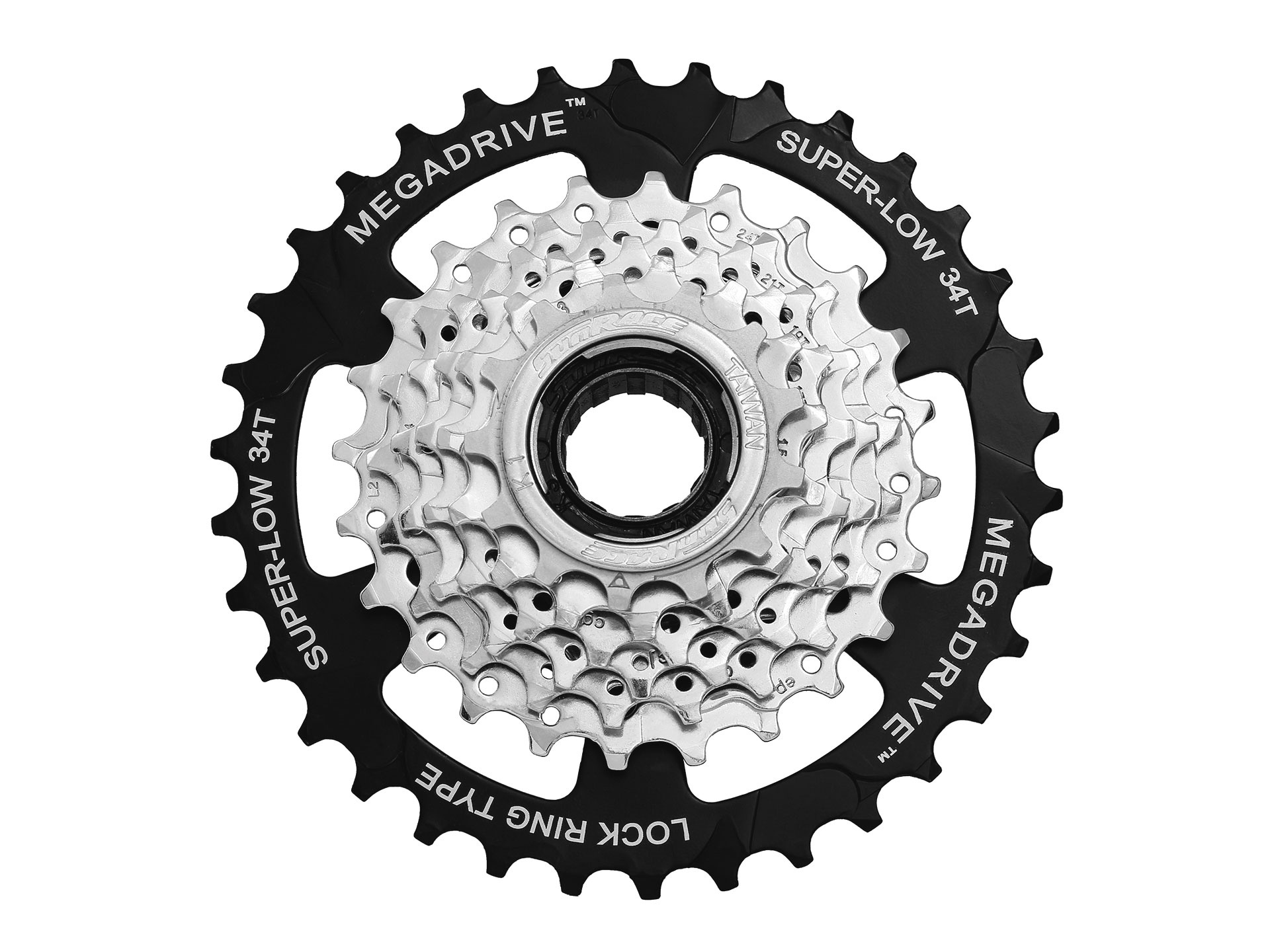 เฟืองหลังแบบเกลียว SUNRACE 7 SPEEDS MTB ,13-34t ,M4S