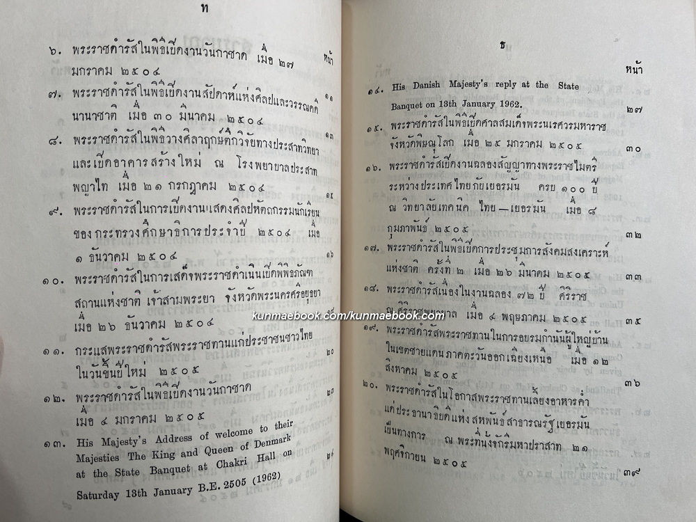 พระราชดำรัสและพระบรมราโชวาทของพระบาทสมเด็จพระปรมินทรมหาภูมิพลอดุลยเดช / อนุสรณ์นายเมืองเริง วสันตสิงห์