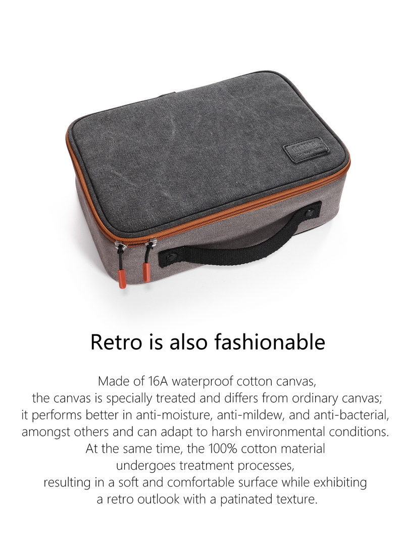 DD CZ300 กระเป๋าเก็บของพกพา กันความชื้น กันแบคทีเรีย จุได้เยอะ ดีไซน์แฟชั่นย้อนยุค