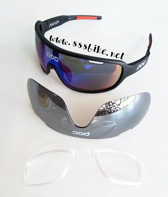 แว่นตา POC Do blade CYCLING SUNGLASSES ,POC002 พร้อมเลนส์เสริม 1 อัน มีคลิปออน