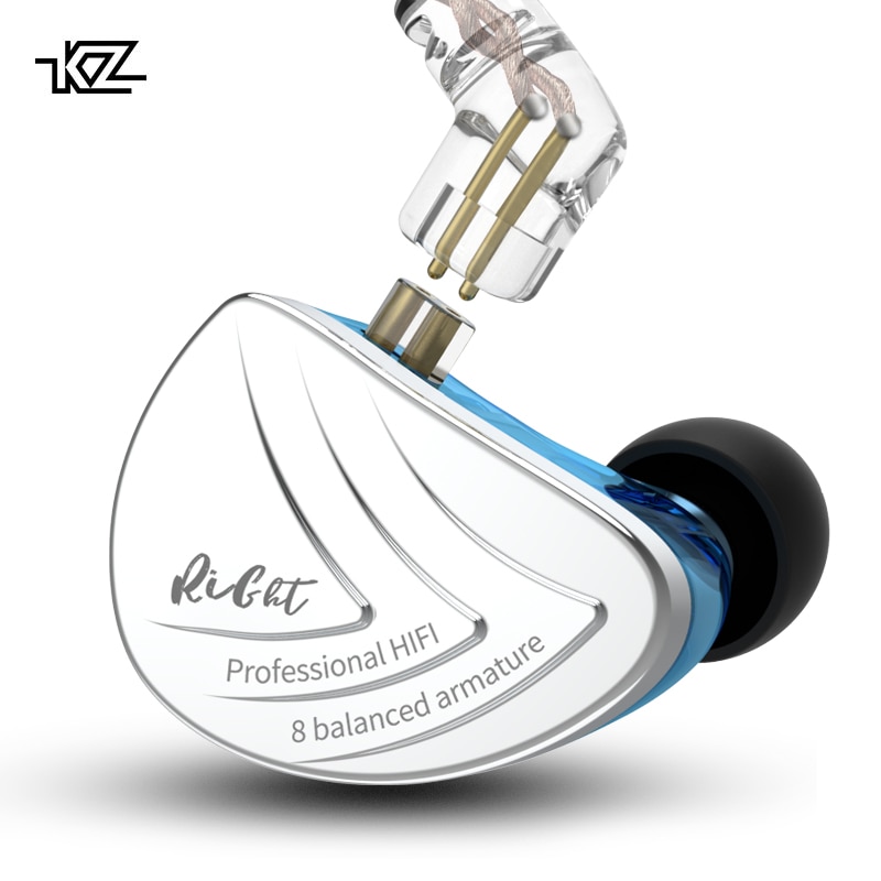 ขาย KZ AS16 สุดยอดหูฟัง Pure Balanced 8 ไดร์เวอร์ (8BA) ถอดสายได้