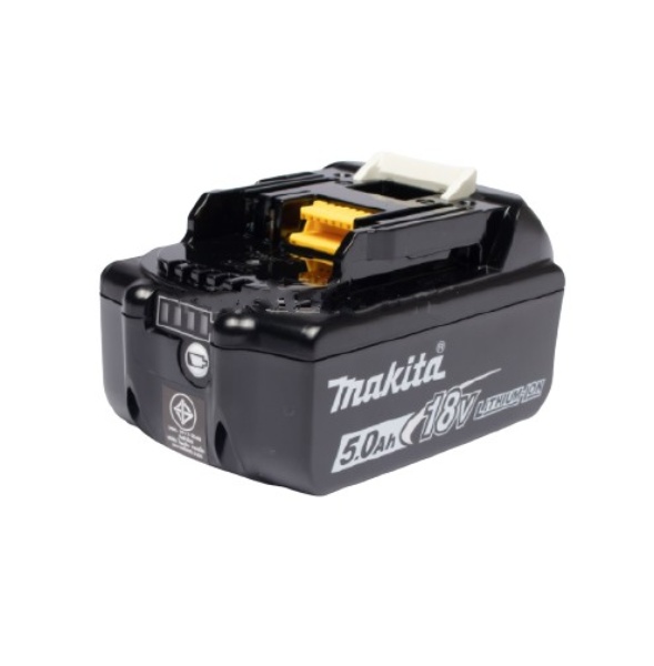 แบตเตอรี่ ลิเธียมไอออน 18 โวลต์ ความจุ 5.0 แอมป์ Makita รุ่น BL1850B Pn.632M80-2(199282-0) (แท้) ##