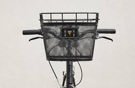 ตะกร้าหน้า TOPEAK BASKET FRONT (W/ FIXER 3E) ART NO: TB2011-B ยึดแฮนด์ สามารถติดตั้งอุปกรณ์เสริมได้
