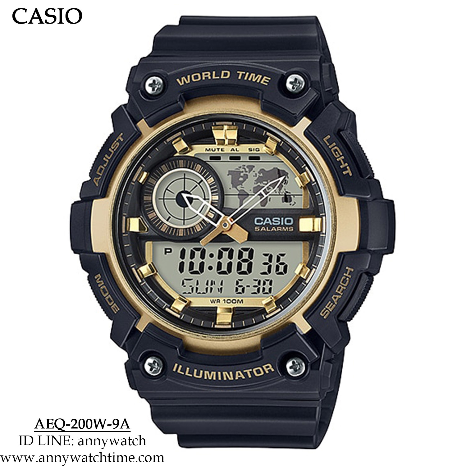 CASIO AEQ-200W-9A