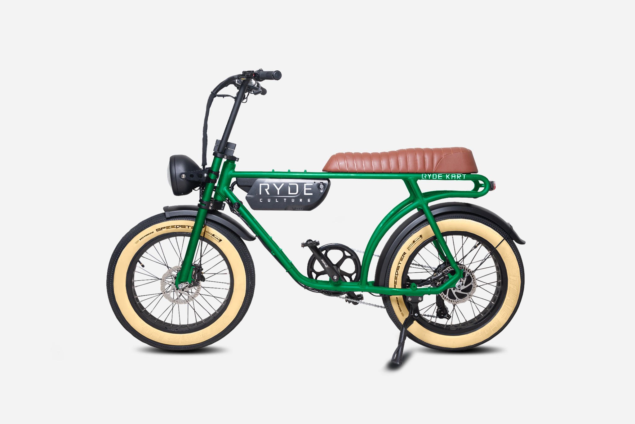 RYDECULTURE BIKE จักรยานไฟฟ้า กำลังมอเตอร์500วัตต์ แบตเตอรี่ Samsung 48V 14Ah วิ่งได้ไกล 60กม. Max Speed 45km/hr.