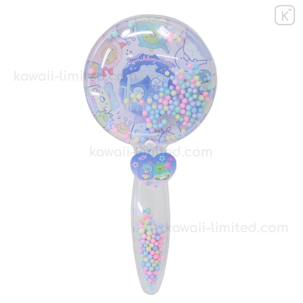 💖 หวีผมใสลูกปัดคัลเลอร์บอลสุด Cinnamoroll/Sumikko Comb 💖