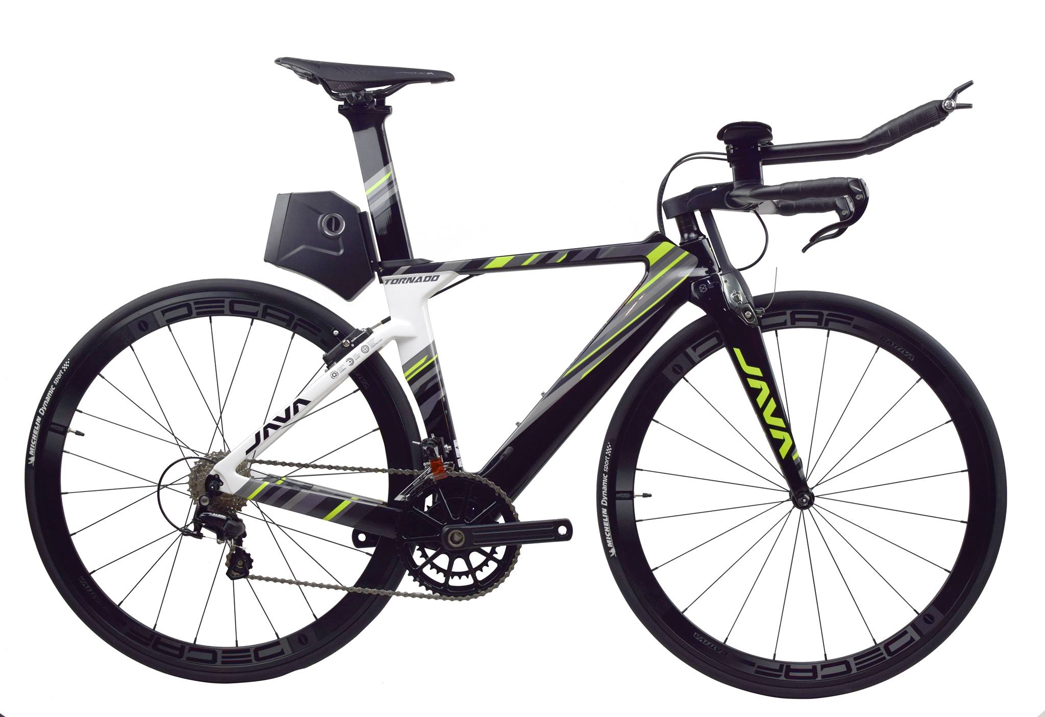 จักรยานไตรกีฬา JAVA TORNADO TT Triathlon bikes เฟรมคาร์บอน ล้อ DECA42, ชุดขับ 105 22สปีด